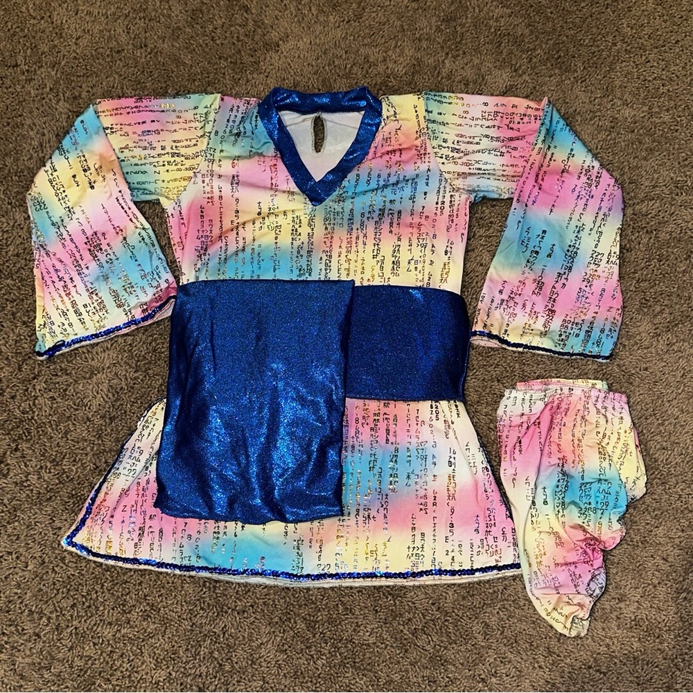 Kimono style costume size medium child